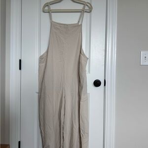 Beige Women's Jumpsuit